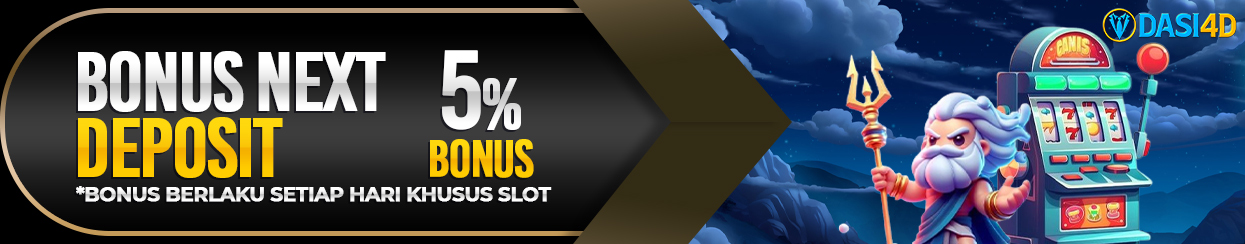 BONUS DEPOSIT HARIAN 5%