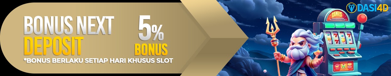 BONUS DEPOSIT HARIAN 5%